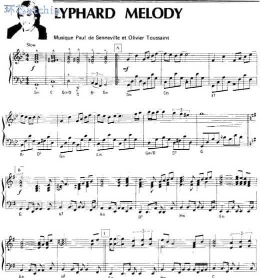 星空歌曲歌词曲谱 ( 声音类 ) / lyphard melody